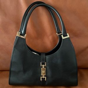 Gucci Jackie Bardot Leather Bag